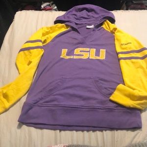 COLUMBIA Women’s V-Neck LSU Hoodie